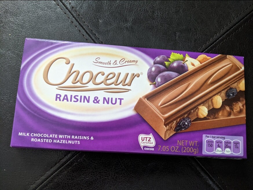 Choceur German Milk Chocolate Raisin & Nut Bars 3 Packs Etsy