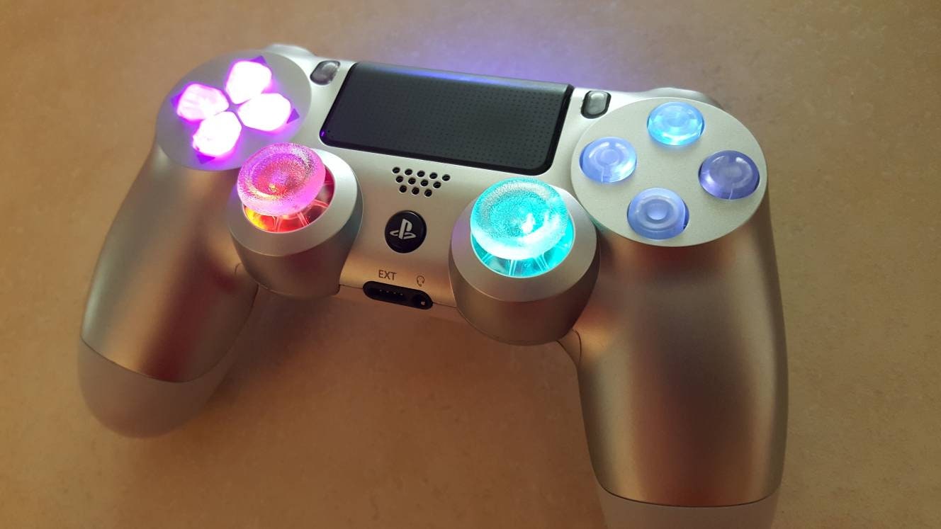 PS4 Controller Wireless LED custom techfire controller PC / | Etsy