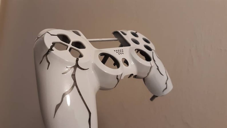 Playstation 4 ps4 wireless cover Shell case painted lightning white ZCT2U only cover front