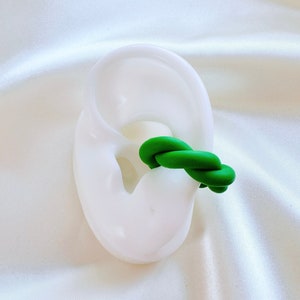 Polymer Clay Ear cuffs - No piercing needed - Colorful Ear Cuff - Conch Ear Cuff - Fun Ear Cuff Earrings - Chunky Ear Cuff - Cool Ear Cuff