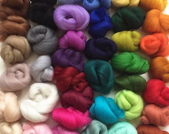 300g//10.5Oz Natural White Roving Wool Top Roving Fiber Spin Felt Crafts Needle Felting for Hand DIY Spinning