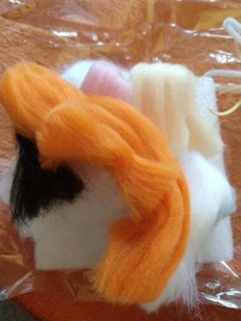 Felting Kit Mouse animal kit Felt animal pattern Wool felt Etsy