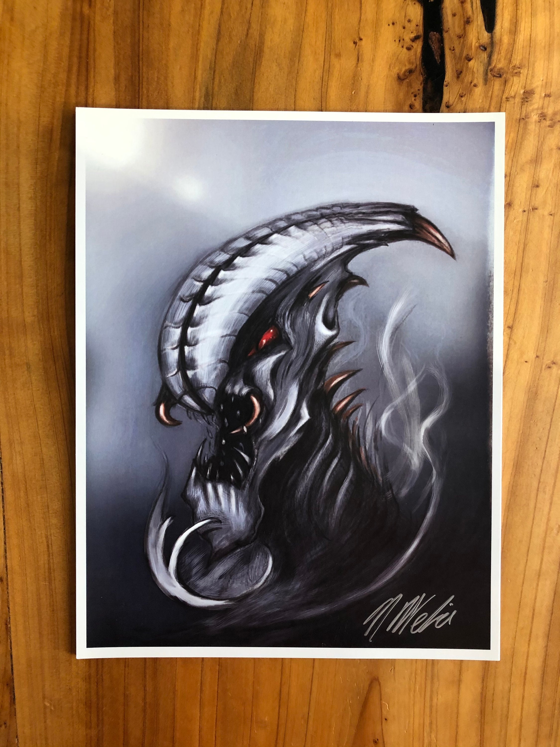 Monster Digital Painting PRINT Original Creature Design Etsy