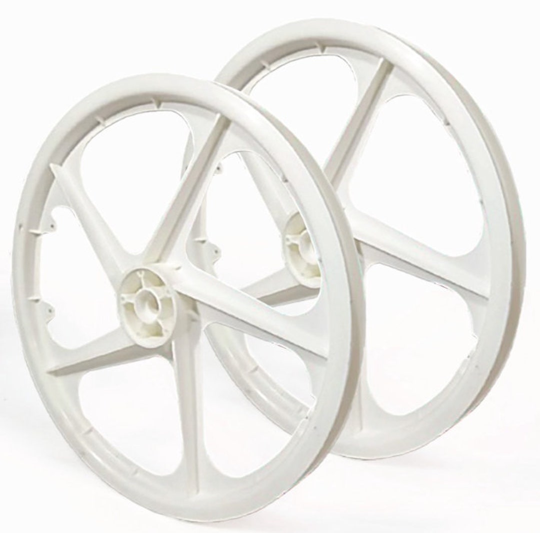 BMX 自転車 20 インチ PVC スポーツ リム コンプリート (ホワイト