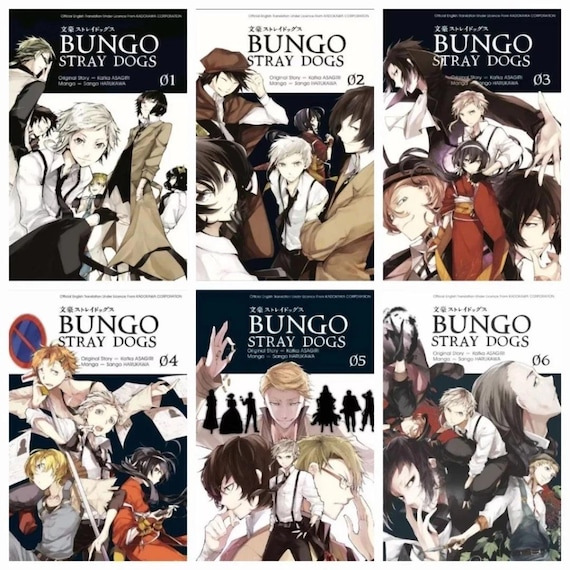 Bungo Stray Dogs Complete Manga Set Comic English Vol 1–25 Fast