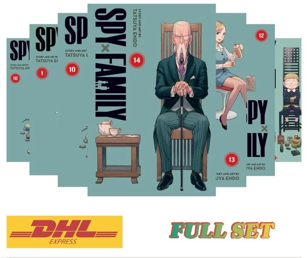 Spy X Family Complete Manga Set Comic English Vol 1–16 New Sealed