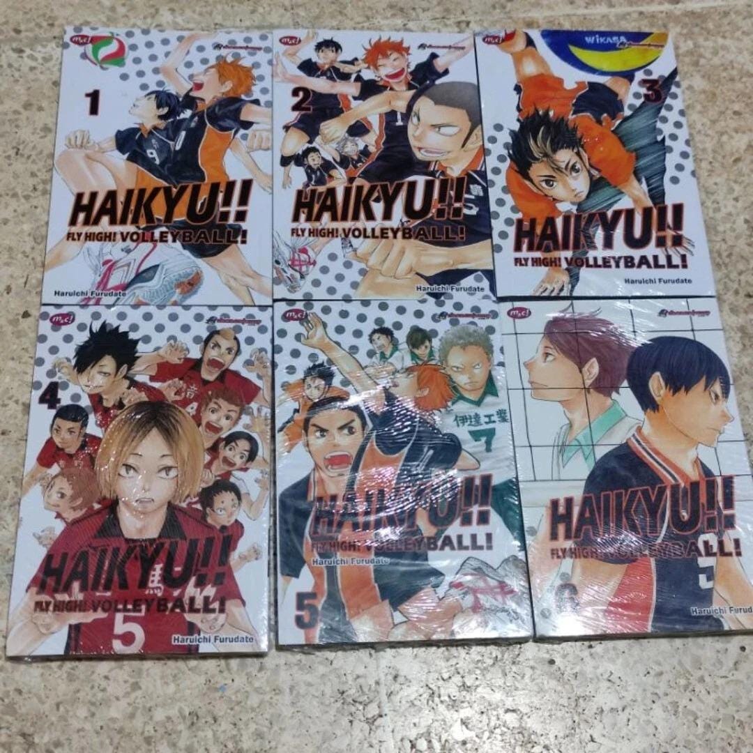 ハイキュー 英語漫画セット 1 ～ 45 巻フルシリーズ コミック by 古舘