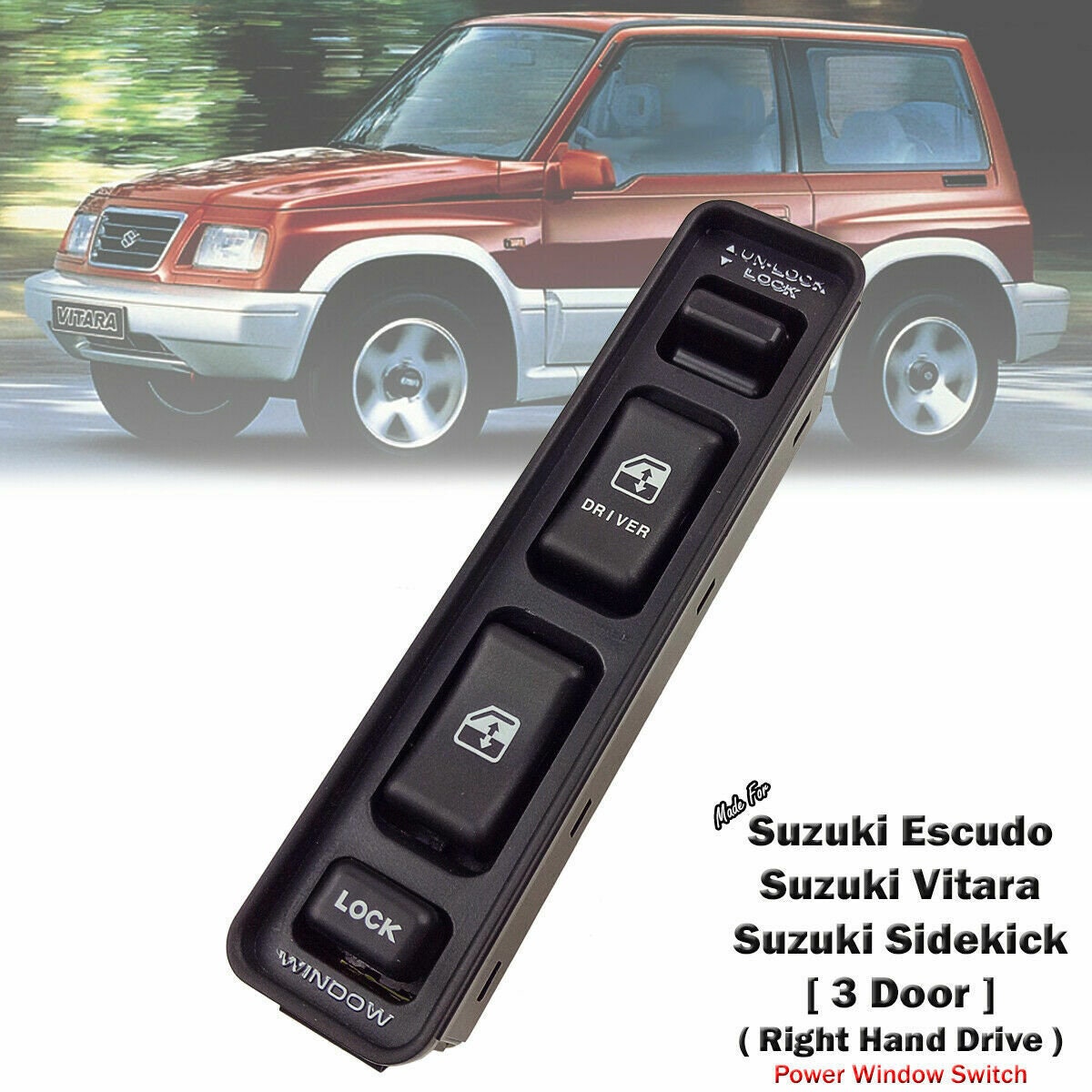 RHD Front Power Window Switch Main Control for Suzuki 2door 88*-95