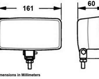 HELLA Comet 450 イエローレンズ H3 12V ドライビングフォグライト