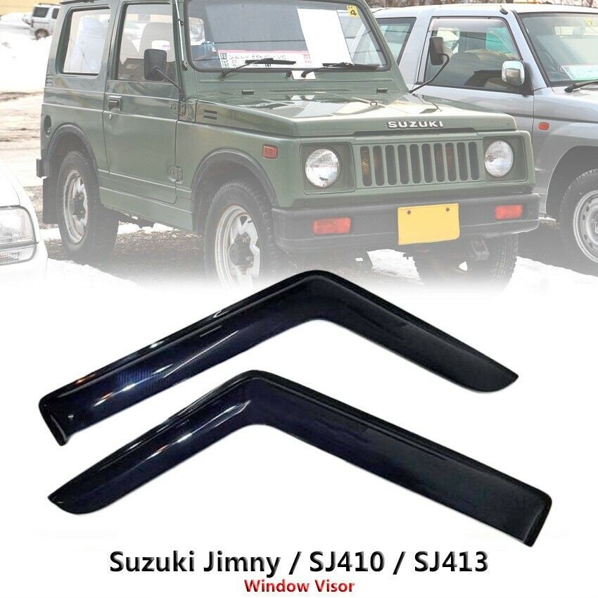 2X For Suzuki Samurai SJ410 413 Exterior Side Rear View Mirror Chrome Finish ECs | Australia
