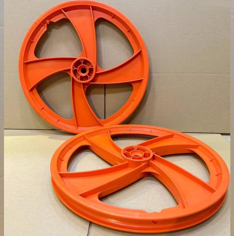 BMX 自転車 20 インチ PVC スポーツ リム (オレンジ) 4 スポーク