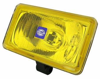 Set 2 Units HELLA Comet 450 Yellow Lens H3 12V Driving Fog Light
