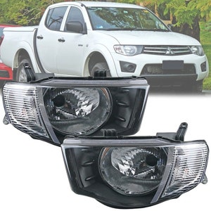 Front left Clear Headlight Lamp Fits Mitsubishi Triton L200 KB4T 09-14  Expedite Shipping