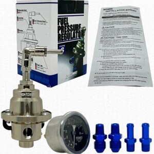 Regulador de pressão de combustível ajustável universal estilo TOMEI tipo S agiliza o envio