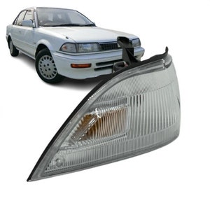 Set Linkerkant Toyota Corolla AE90 AE92 EE90 Sedan Hoeklichten Richtingaanwijzer Lamp Versnellen Verzending