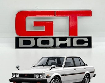トヨタ カローラ GT DOHC リアトランク エンブレム KE70 TE71 AE70