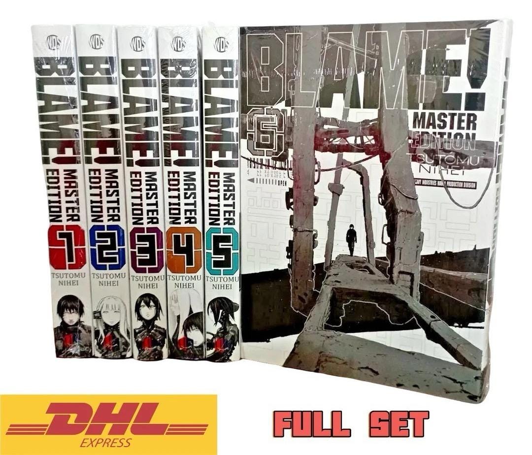 BLAME! 全6巻セット Blame! Master Edition Vol 1–6 English Manga Complete Comics Set