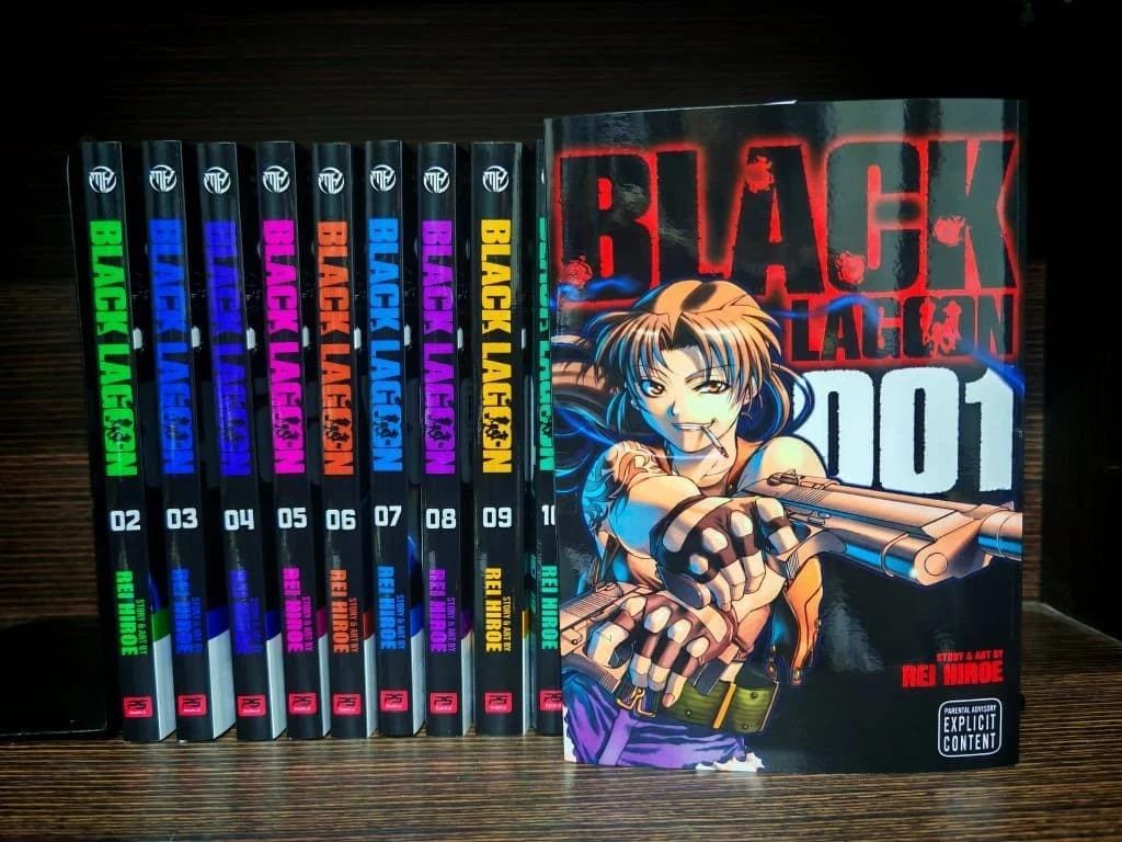 Black Lagoon Complete Manga Set Comic English Vol 1–13 Brand New
