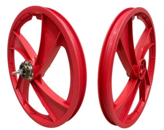 BMX-fiets 20" PVC-sportvelg (rood) 4 SPAKEN wielset Versnelde verzending