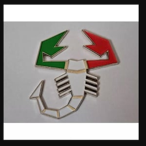 Fiat abarth emblem metal italy new punto coupe Express Shipping