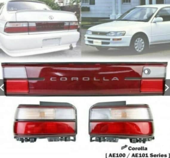 AE100系カローラ用　USAテールランプ(社外品)ほぼ新品 USテールライト 91-95 AE100 AE101 Corolla E100のための新しいリア
