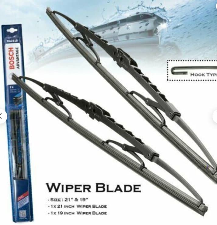 Bosch Clear Advantage Wiper Blade Set - Sizes 21" & 19" For Front Left & Right