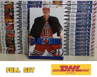 Slam Dunk - Colección completa de manga (cómic en inglés, vol. 1-31, Takehiko Inoue, DHL)