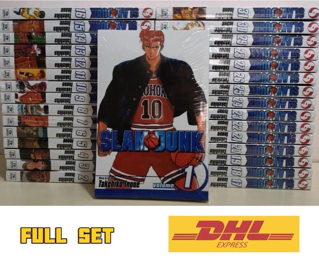 英語版　SLAM DUNK 22-31 Slam Dunk Complete Manga Set Comic English Vol 1–31 Takehiko Inoue