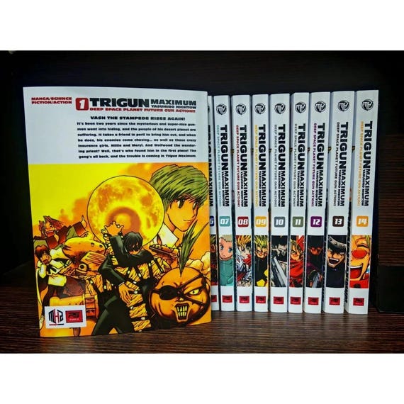トライガン トライガンマキシマム　全巻　英語版 Trigun Maximum Manga English Vol 1-14 Full Set Comic NEW - Etsy