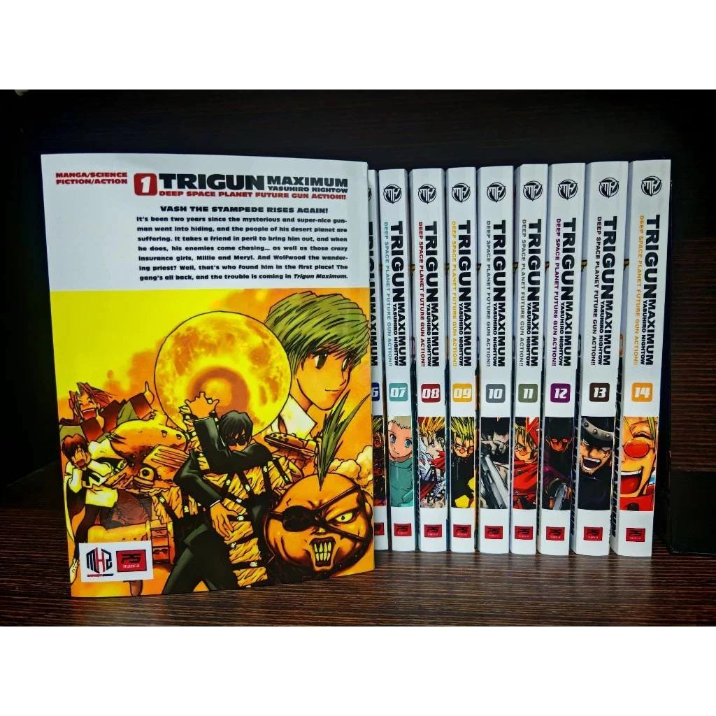 Trigun Maximum Manga English Vol 1-14 Full Set Comic NEW - Etsy