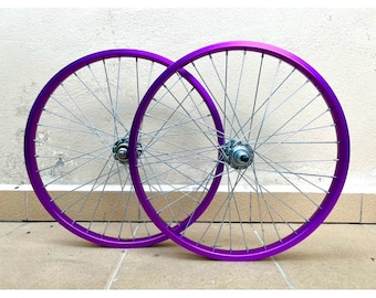 20'' Heavy Duty Spokes Steel Bicycle Rim Set For BMX , GT Expedite Shipping