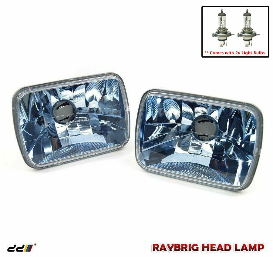 raybrig ヘッドライト RAYBRIG Blue Headlight Lights Lamp for Mazda RX-7 FC3S Nissan