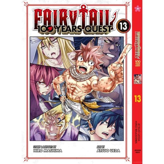 Fairy Tail 100 Years Quest Full Manga Set Vol 1–16 English Comic