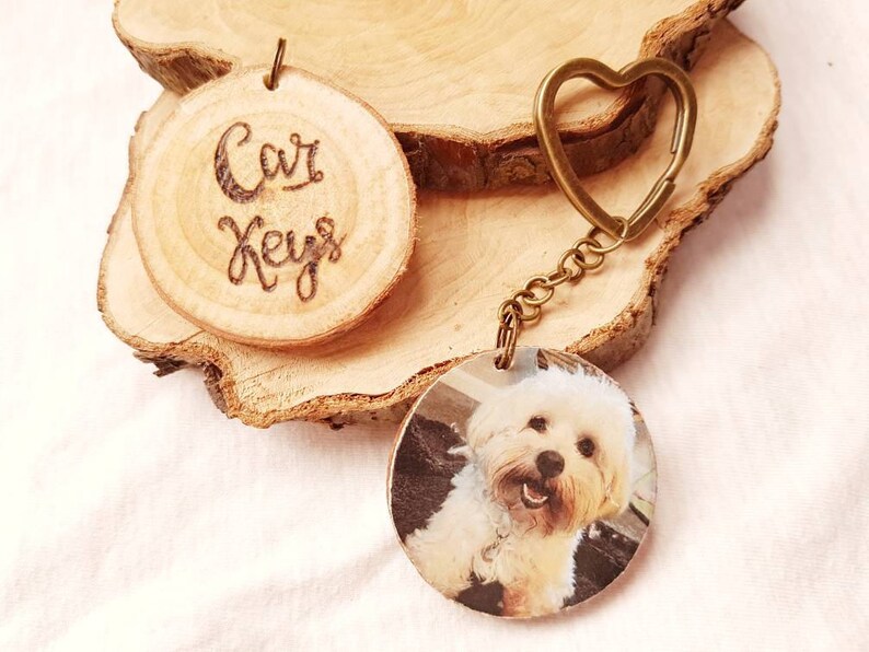 Personalised Photo Keyring pet gift pet memorial Etsy
