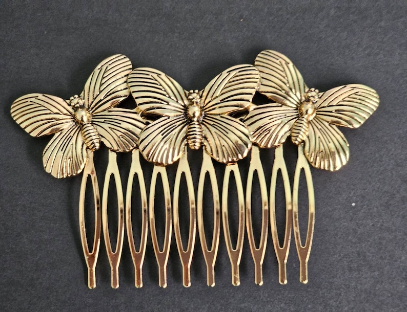 Butterfly Wedding Hair Comb, Bridal Hair Clip, Bridesmaid Gift - Etsy