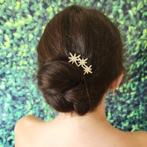 Hair Pins Bride Celestial Crystal Star Clip Crystal Moon Clip Hair Jewelry Hair Vine Wedding Hair Accessory Crystal Hair Pieces Gift For Her