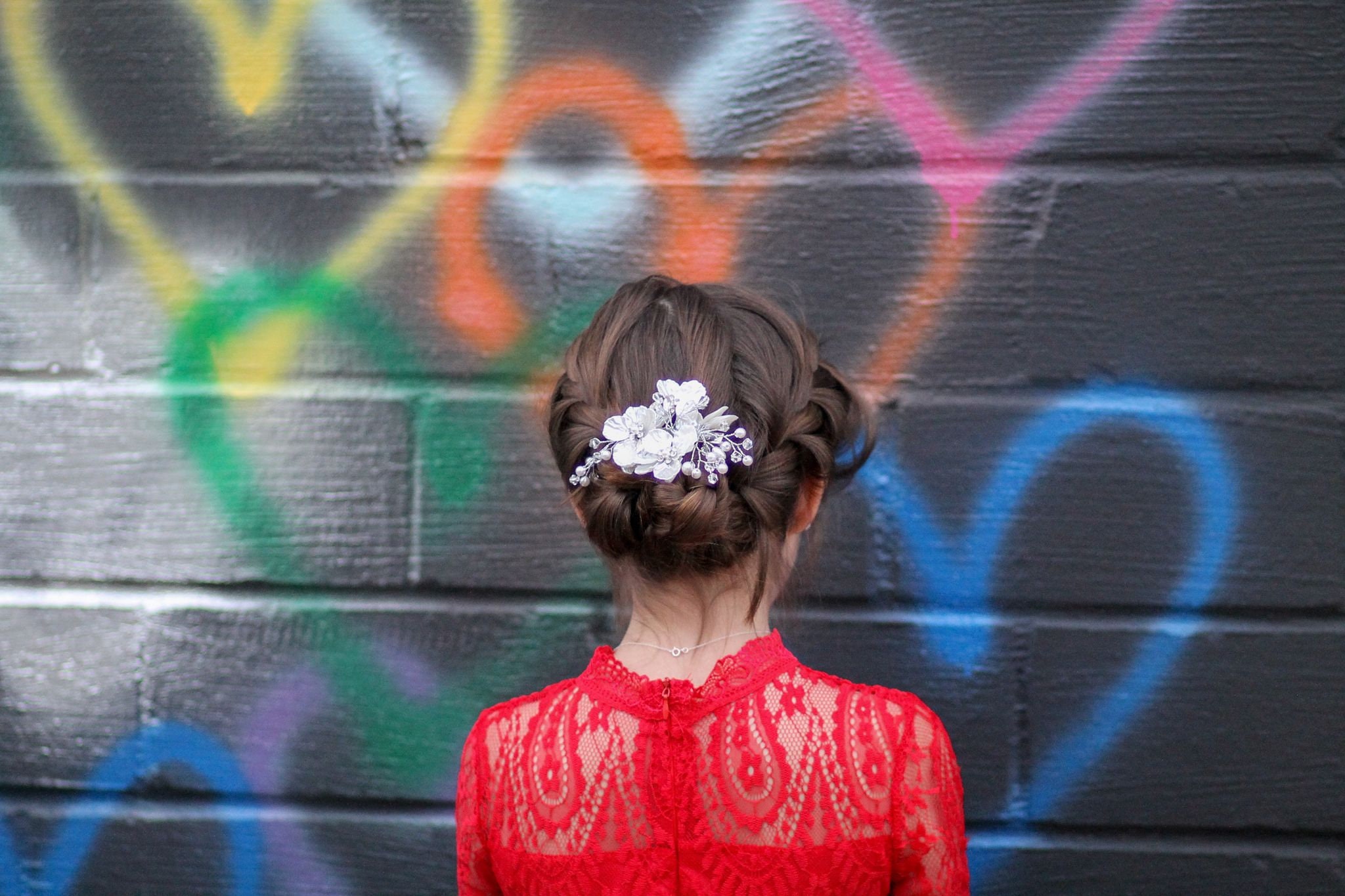 Crystal Pearl Flower Hair Comb, Bridal Hair Accessory - Etsy