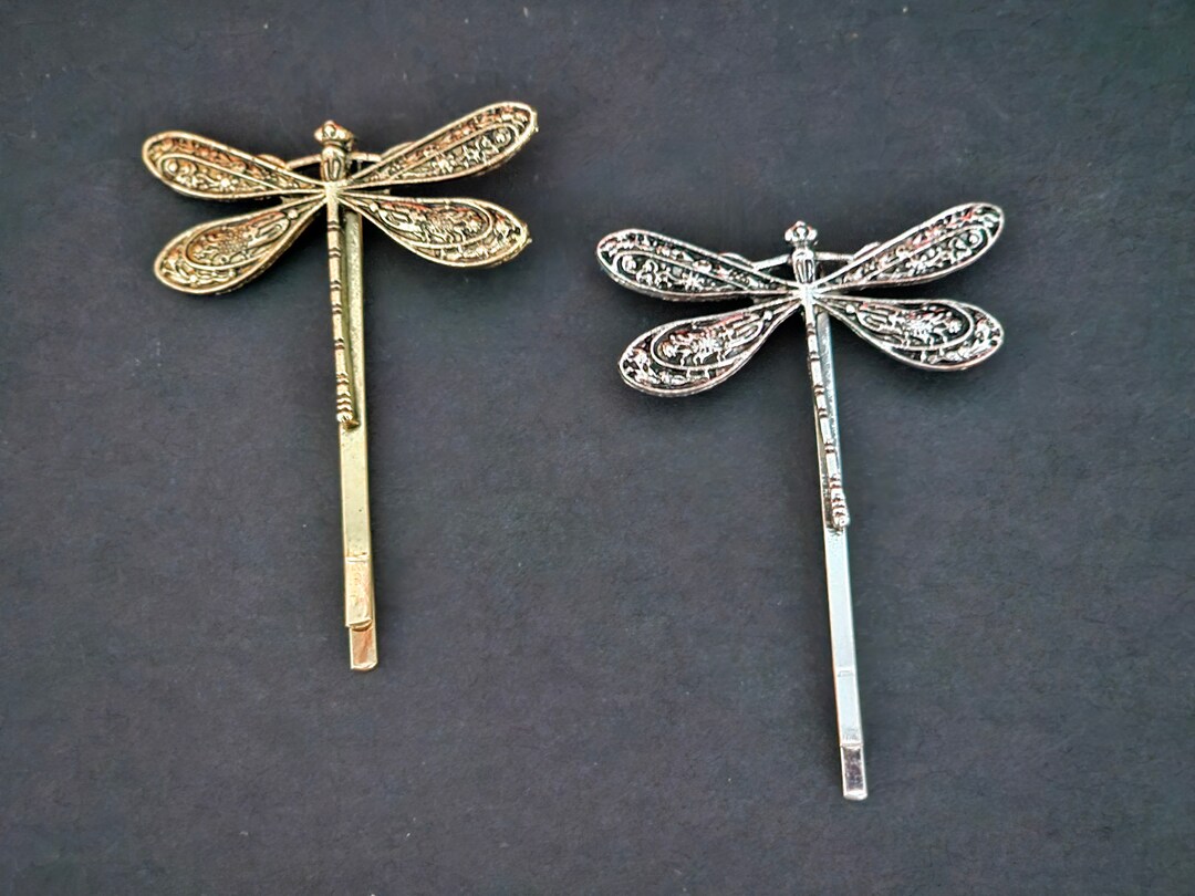 Hair Pins Dragonfly Vintage Bride Hair Comb Antique Wedding Hair