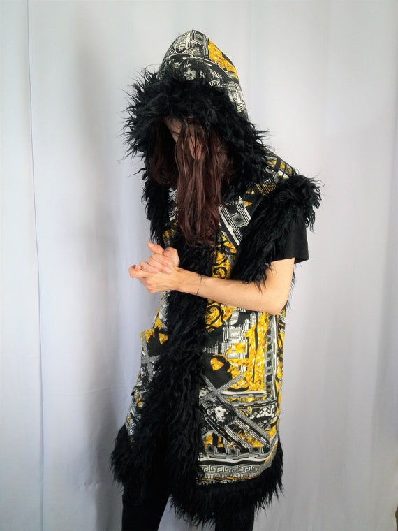 Ajuste Dar permiso busto Chaleco de bombardero largo de león / Ropa tribal / Chaleco de - Etsy España Ajuste Dar permiso busto Chaleco de bombardero largo de león / Ropa tribal / Chaleco de - Etsy España