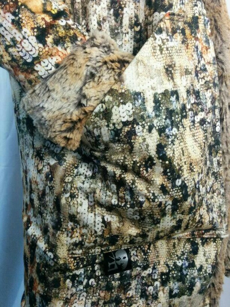 The Bad Cat Coat / Long Bomber Jacket/ Festival Clothing / Etsy