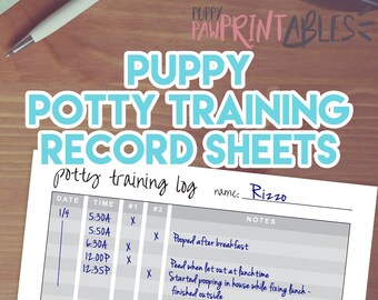 Puppy House Training Chart