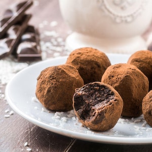 Baileys Irish Cream, Dark Belgian Chocolate Truffles