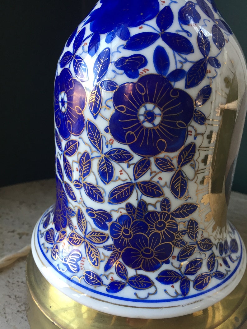 Antique Lamp Persian Russian King Hand-Painted