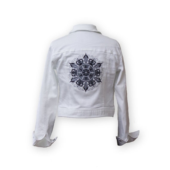 White boho jacket Clearance