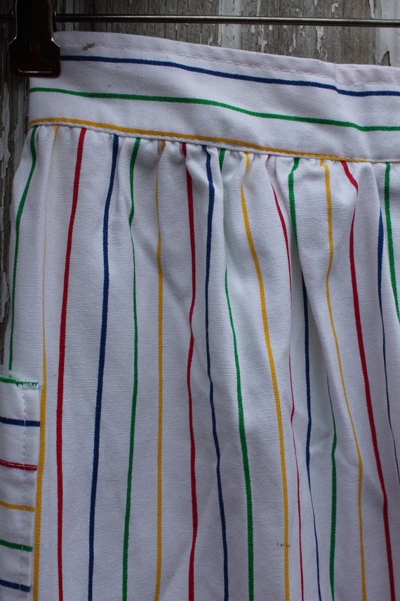 1970s midi skirt with big pockets, cotton canvas,… - image 7