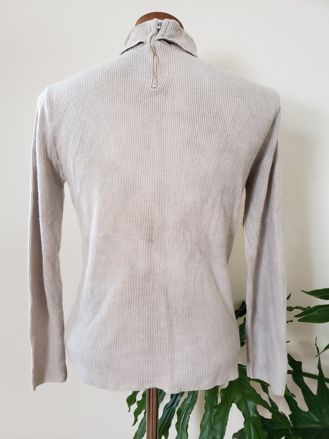 Reworked Vintage Turtleneck Sweater Hand-dyed With Black - Etsy