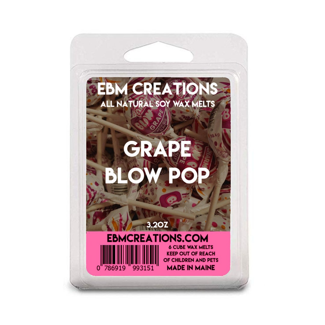 Grape Blow Pop 3.2 Oz Clamshell Etsy