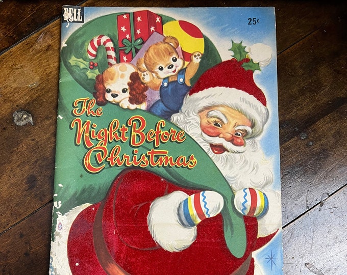 Vintage the Night Before Christmas Book ~ Dell Publishing 1949 ...