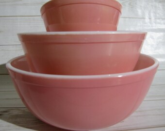 Pyrex mixing bowls | Etsy Pyrex mixing bowls | Etsy
