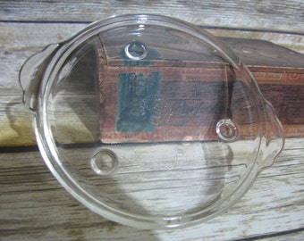 PYREX Glass 706 Trivet~ Antique Footed Teapot Trivet Tray w Handles~Vintage Glass Rare~ Backwards Dollar Sign~Gift Country Cottage Decor
